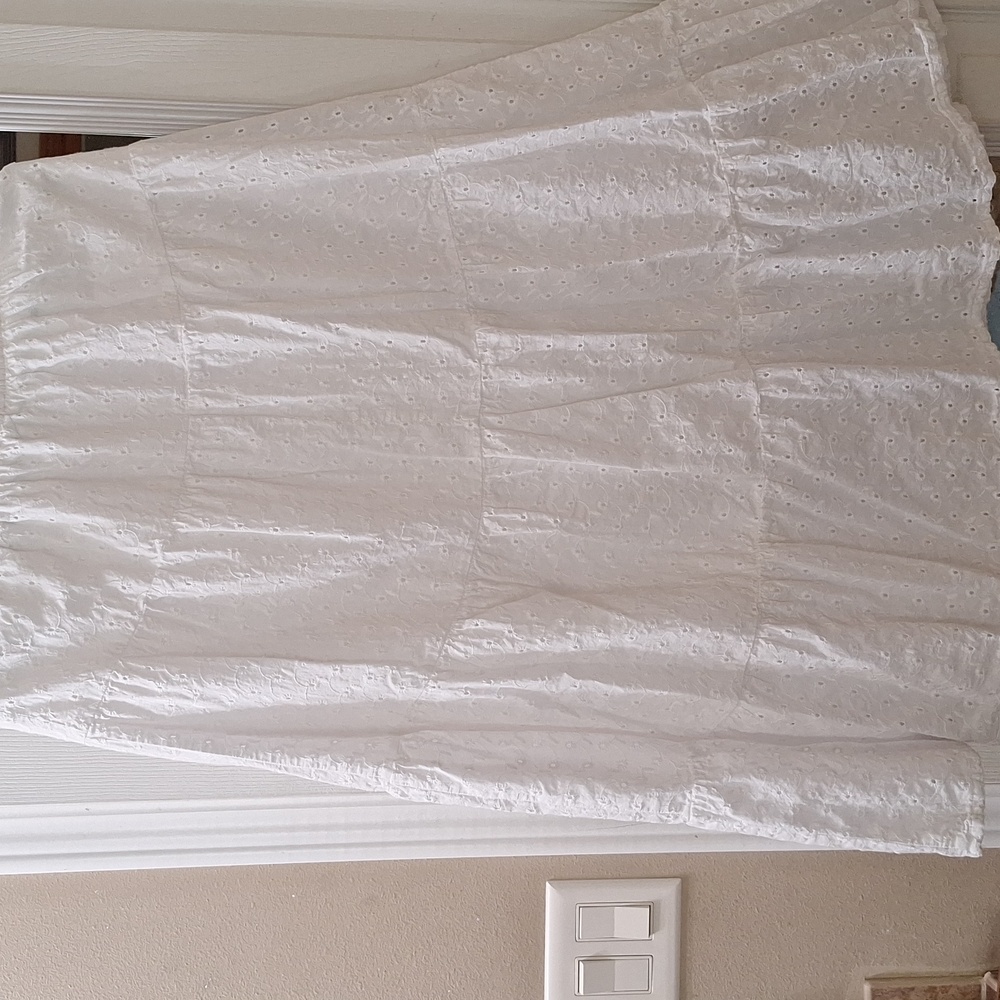 Japna White Drawstring Maxi Skirt - Picture 3 of 3